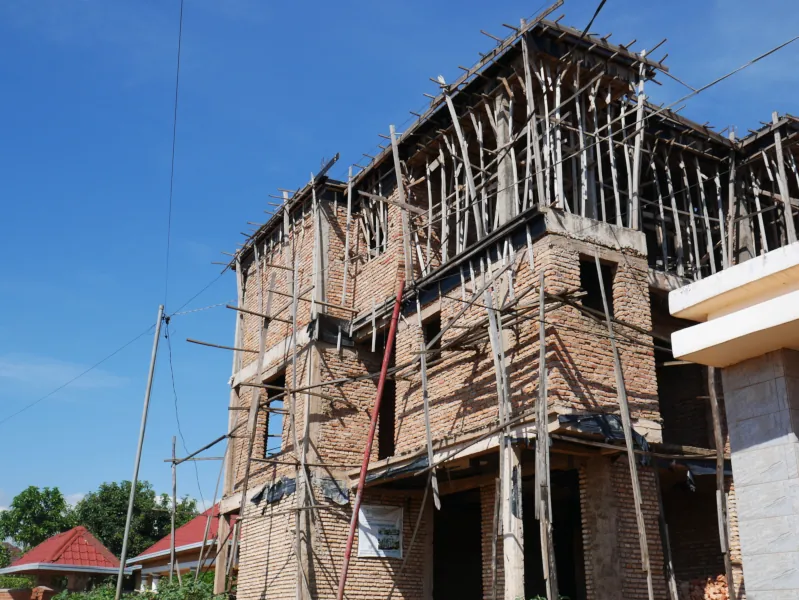 Construction site in Kanombe